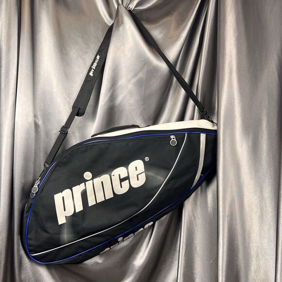 Prince Team Tennis Multi Racket Bag Carrying Travel Case Shoulder Blue Summer - Picture 1 of 14